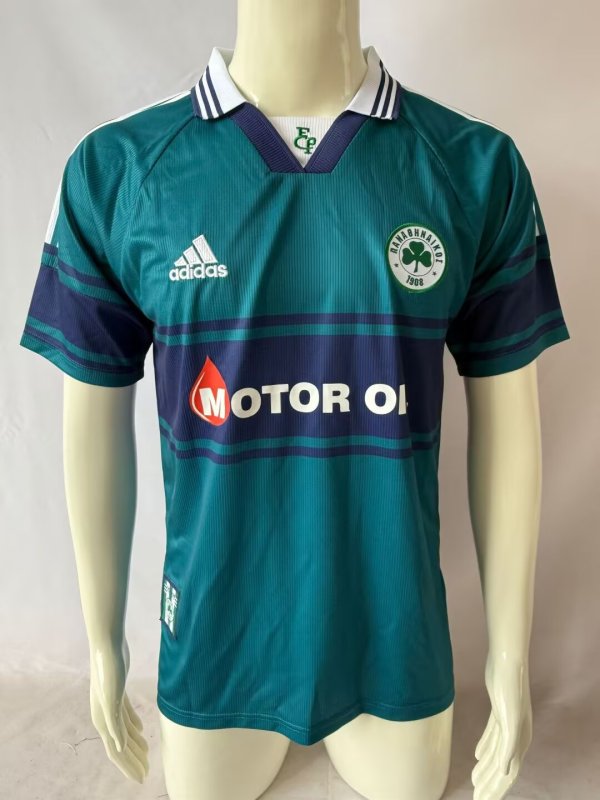 Panathinaikos Home Fans Retro 1:1 Quality Soccer Jersey 1999/2000
