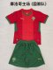 Monaco Home Kids Kits 1:1 Quality Soccer Jersey 24/25