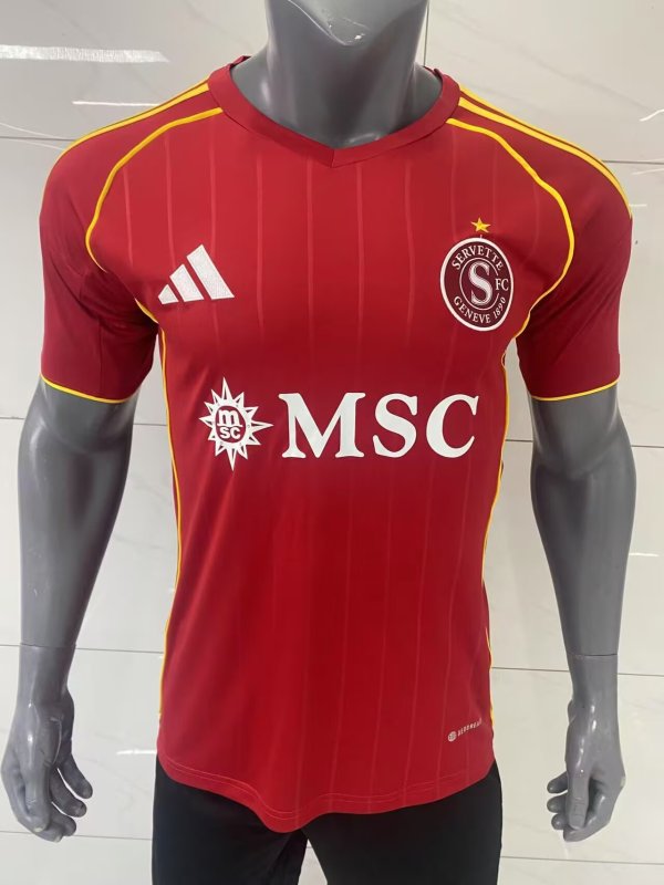 Servette FC Home Fans 1:1 Quality Soccer Jersey 25/26