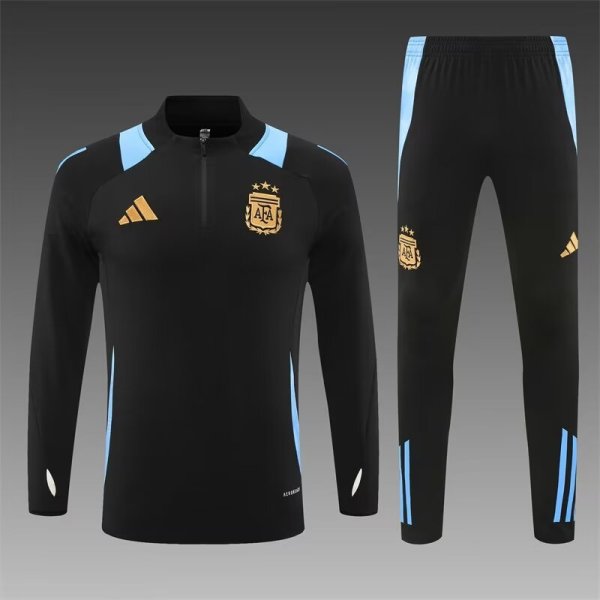Argentina Training Black 1:1 Quality Training Jersey 24/25