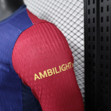 Barcelona  Home Long Sleeved  PLayer  1:1 Quality Soccer Jersey 24/25