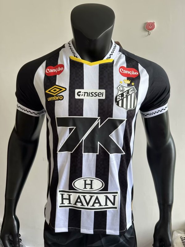 Santos Away Player 1:1 Quality Soccer Jersey 25/26