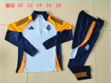 Real Madrid  Kids Blue 1:1 Quality Training Jersey 24/25