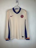Chelsea  Away Fans Long Sleeve1:1 Quality Soccer Jersey 24/25