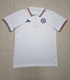 Cruz Azul POLO White Fans 1:1 Quality Soccer Jersey 24/25