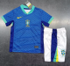 Brazil Away Kids 1:1  Quality Soccer Jersey 24/25