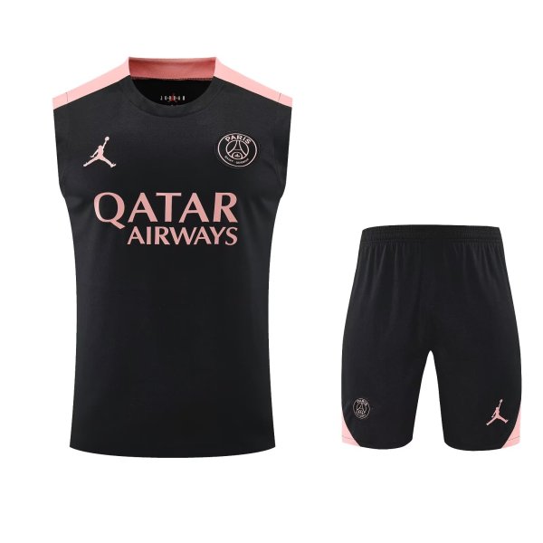 25/26 PSG Paris Black 1:1 Quality Training Vest（A-Set）