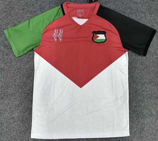 Palestine  White Fans 1:1 Quality Soccer Jersey 24/25