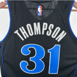 Mavericks THOMPSON #31 Black City Edition 1:1 Quality NBA Jersey 2025