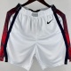 Team USA White NBA Shorts Pants 1:1 Quality NBA Pants 24/25