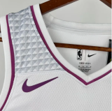 Timberwolves EDWARDS #5 White 1:1 Quality NBA Jersey 24/25