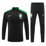 24/25 Brazil Training  Black Player 1:1 Quality Training Jersey