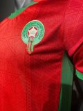 Morocco Red  Home Player 1:1 Quality Soccer Jersey 25/26