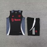 24/25 Manchester United  Black 1:1 Quality Training  Vest（A-Set）