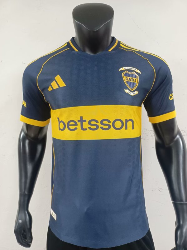 Boca Home Player 1:1 Quality Soccer Jersey 25/26