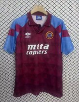 Aston Villa Home Retro 1:1 Quality Soccer Jersey 1990 Aston Villa Home Retro 1:1 Quality Soccer Jersey 1990