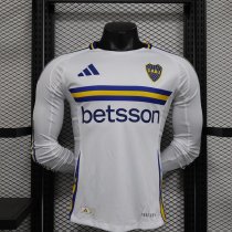 24/25   Boca Away Long Sleeve Player 1:1 Quality Soccer Jersey