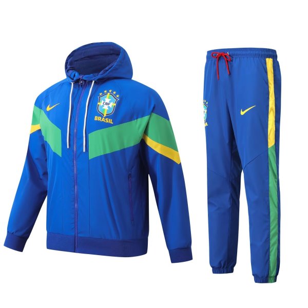 24/25  Brazil Blue Jacket Tracksuit 1:1 Quality
