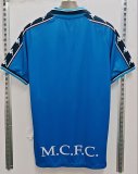 Manchester City Home Fans 1:1 Retro Soccer Jersey 1997/1998