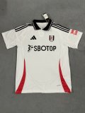 Fulham Home White Fans 1:1 Quality Soccer Jersey 24/25