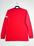 2019/2020 Manchester United  Home  Long Sleeve 1:1 Retro Quality Soccer Jersey