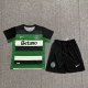 Sporting Lisbon Home  Kids Kits 1:1 Soccer Jersey 24/25