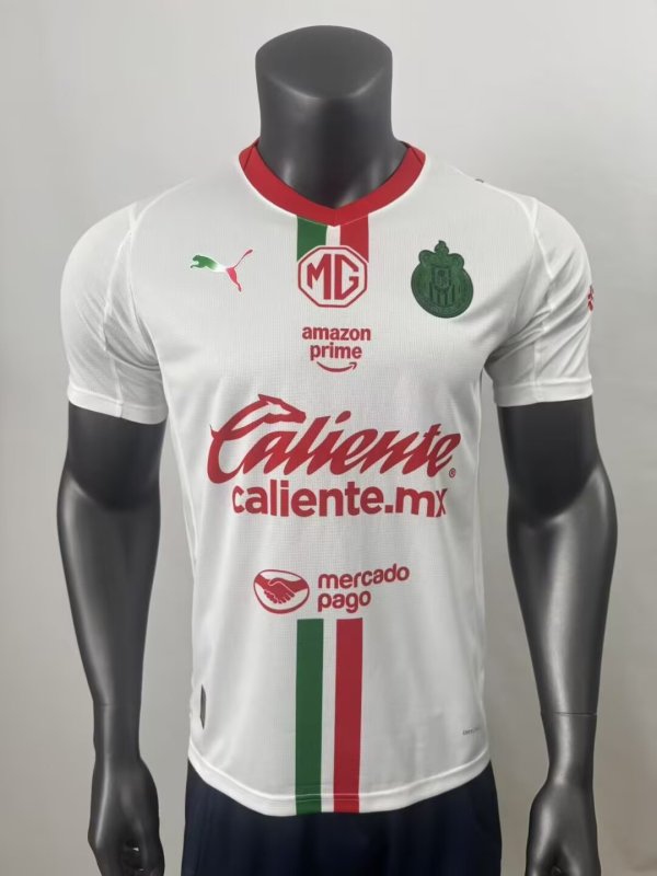 Chivas Away Fans 1:1 Quality Soccer Jersey 25/26