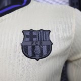 Barcelona  Away Long Sleeved  PLayer  1:1 Quality Soccer Jersey 25/26