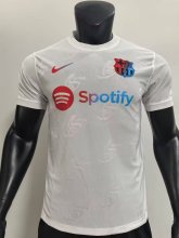 Barcelona  Special Edition White PLayer 1:1 Quality Soccer Jersey 24/25