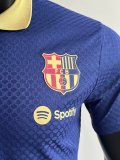 Barcelona Training Clothes Blue PLayer 1:1 Quality Soccer Jersey 25/26