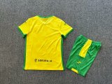 Norwich City Third Kids Kits 1:1 Quality Soccer Jersey 24/25