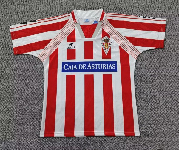 Sporting de Gijon Home Fans Retro 1:1 Quality Soccer Jersey 1994/1995