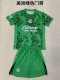 America Goalkeeper Green Kids Kits 1:1 Quality Soccer Jersey 24/25