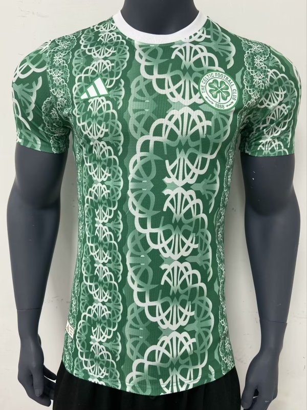 24/25 Celtic Home Training Clothes Green Player 1:1 Quality Soccer Jersey