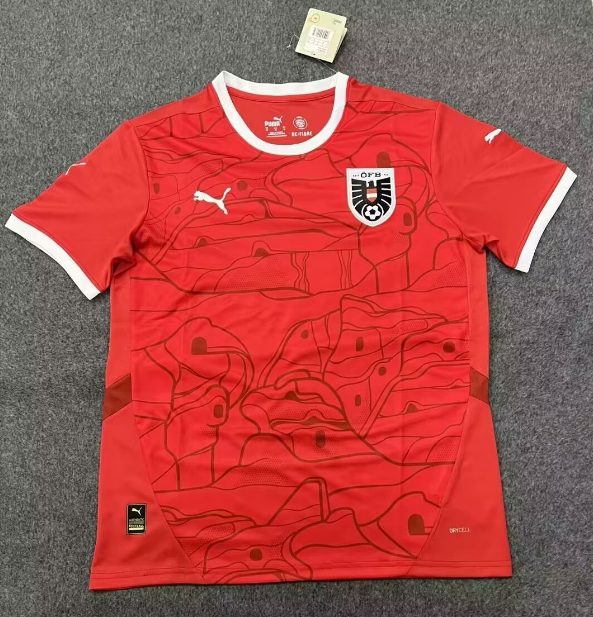 24/25 Austria Home Fans Soccer Jersey