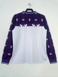 Fiorentina Away Long Sleeve Fans Retro 1:1 Quality Soccer Jersey 1992/1993