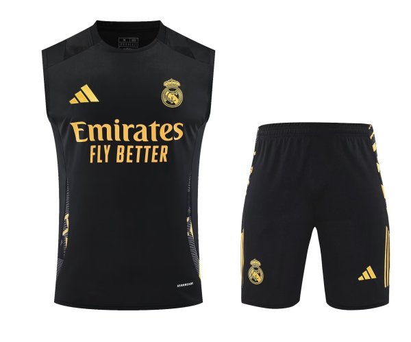 Real Madrid Black  1:1 Quality Training Vest（A-Set）24/25