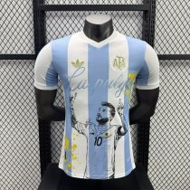 Argentina 50th anniversary Graffiti version  Player 1:1 Quality Soccer Jersey 25/26