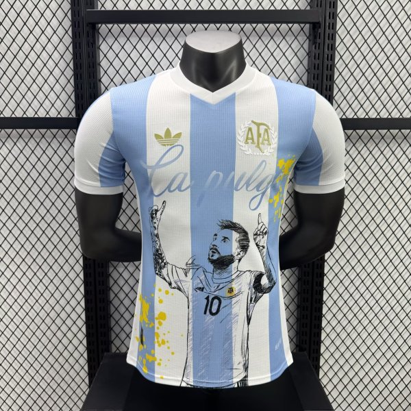 Argentina 50th anniversary Graffiti version  Player 1:1 Quality Soccer Jersey 25/26