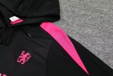 Chelsea Hooded Long Sleeved Black 1:1 Training suit 24/25
