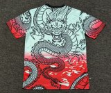 Real  Madrid Transforming into Dragon Red Green  Fans 1:1 Quality Soccer Jersey 24/25