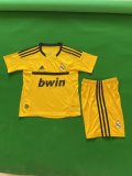 2011/2012 Real Madrid Goalkeeper Kids Retro 1:1 Quality Soccer Jersey