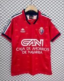 1996/1997  Osasuna Home Red Fans Retro  1:1 Quality Soccer Jersey