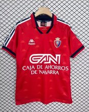 1996/1997  Osasuna Home Red Fans Retro  1:1 Quality Soccer Jersey
