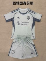 Seattle Sounders FC Pre match uniform Kids Kits 1:1 Quality Soccer Jersey 25/26