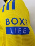 Leeds United  Away Player 1:1 Quality  Soccer Jersey 24/25