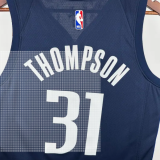 Mavericks THOMPSON #31 Sapphire Blue  1:1 Quality NBA Jersey 2025
