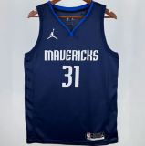 Mavericks THOMPSON #31 Sapphire Blue  1:1 Quality NBA Jersey 2025