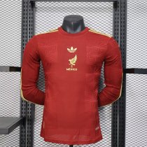 Mexico Red Long Sleeve Player 1:1 Quality Soccer Jersey 25/26 Mexico Red Long Sleeve Player 1:1 Quality Soccer Jersey 25/26
