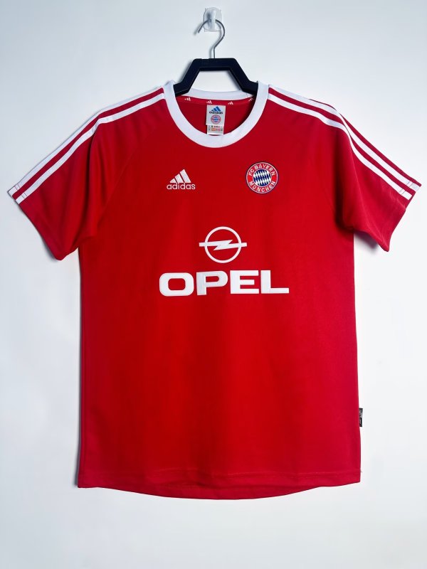 2001/2002 Bayern Home Red Fans Retro 1:1 Quality Soccer Jersey